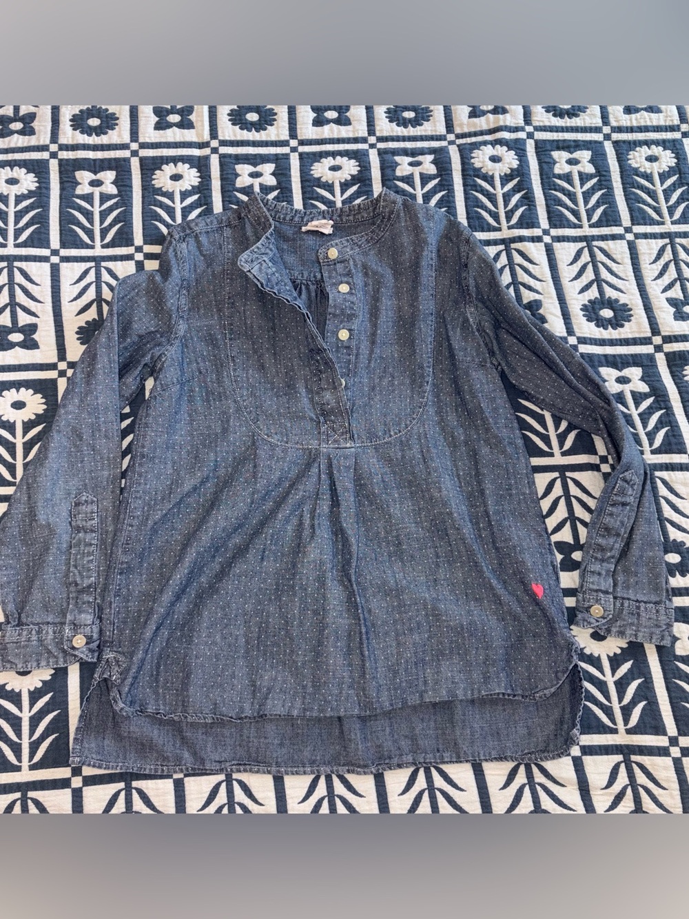 Crewcuts Chambray Top Size 12